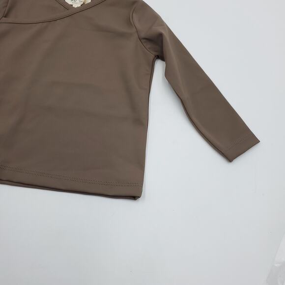 The Simple Folk The Swim Top in Stone Size 6-9 Months - Picture 3 of 10